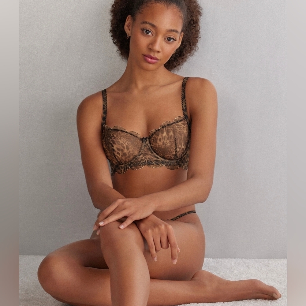 Intimissimi Always Glamorous Animal Print Balconette Bra
